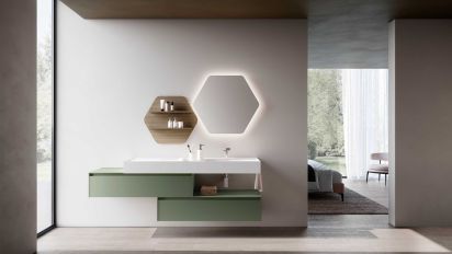 Mobili da Bagno con Maniglia a Gola